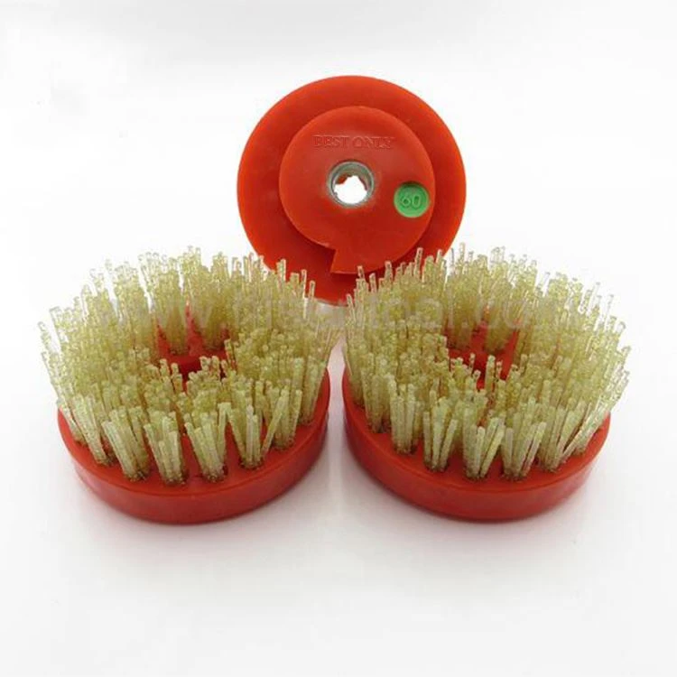 5 Inch Snail Lock Diamond Brushes for Stone Grinding